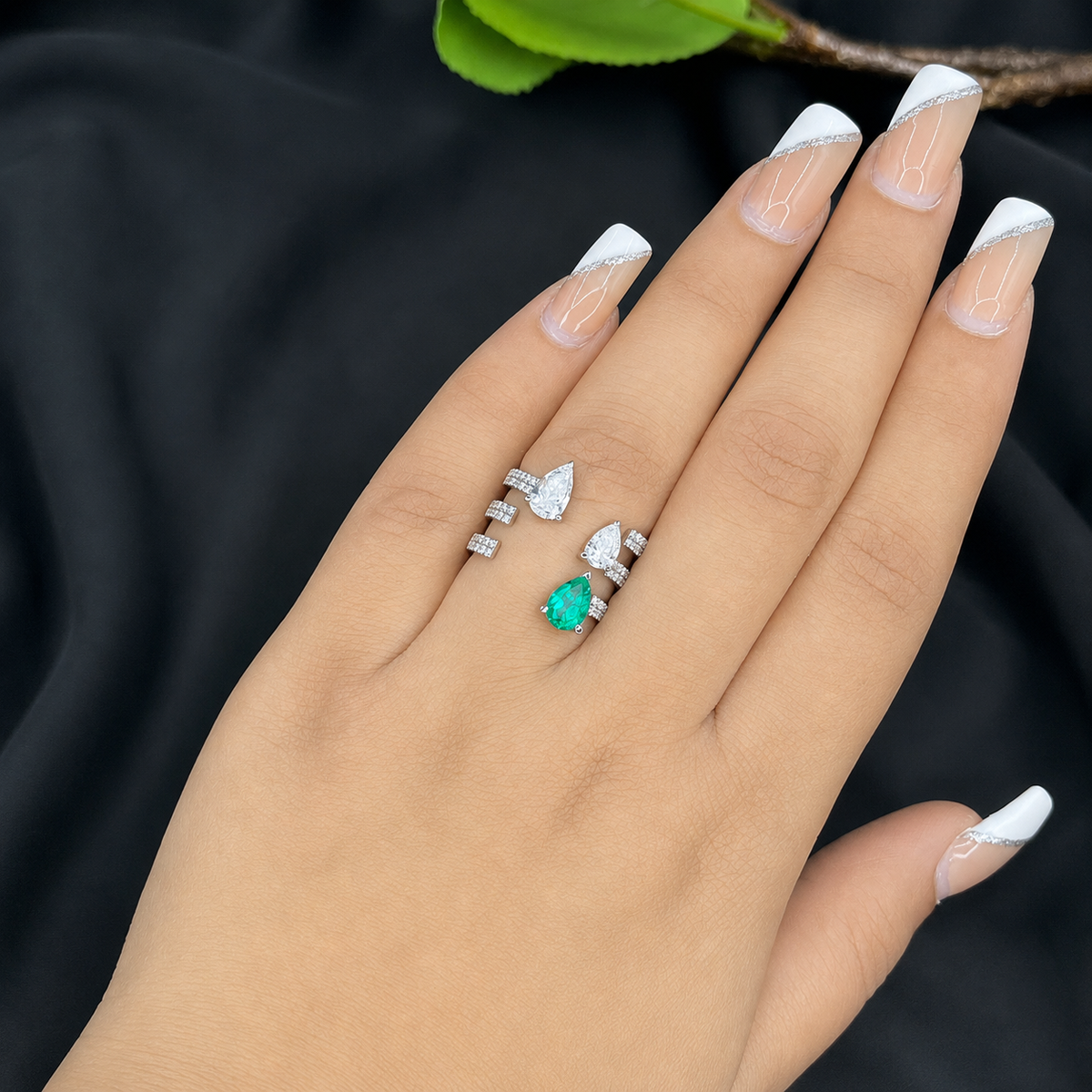 Designer Emerald Ring for Women