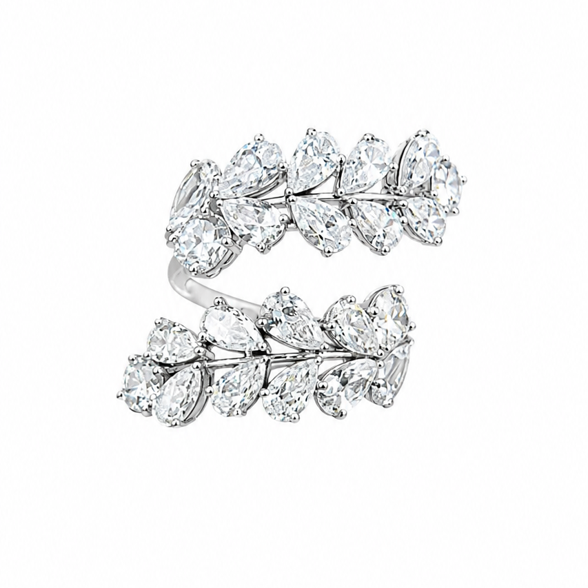 Elegant Pear Cut Lab Grown Diamond Cocktail Ring