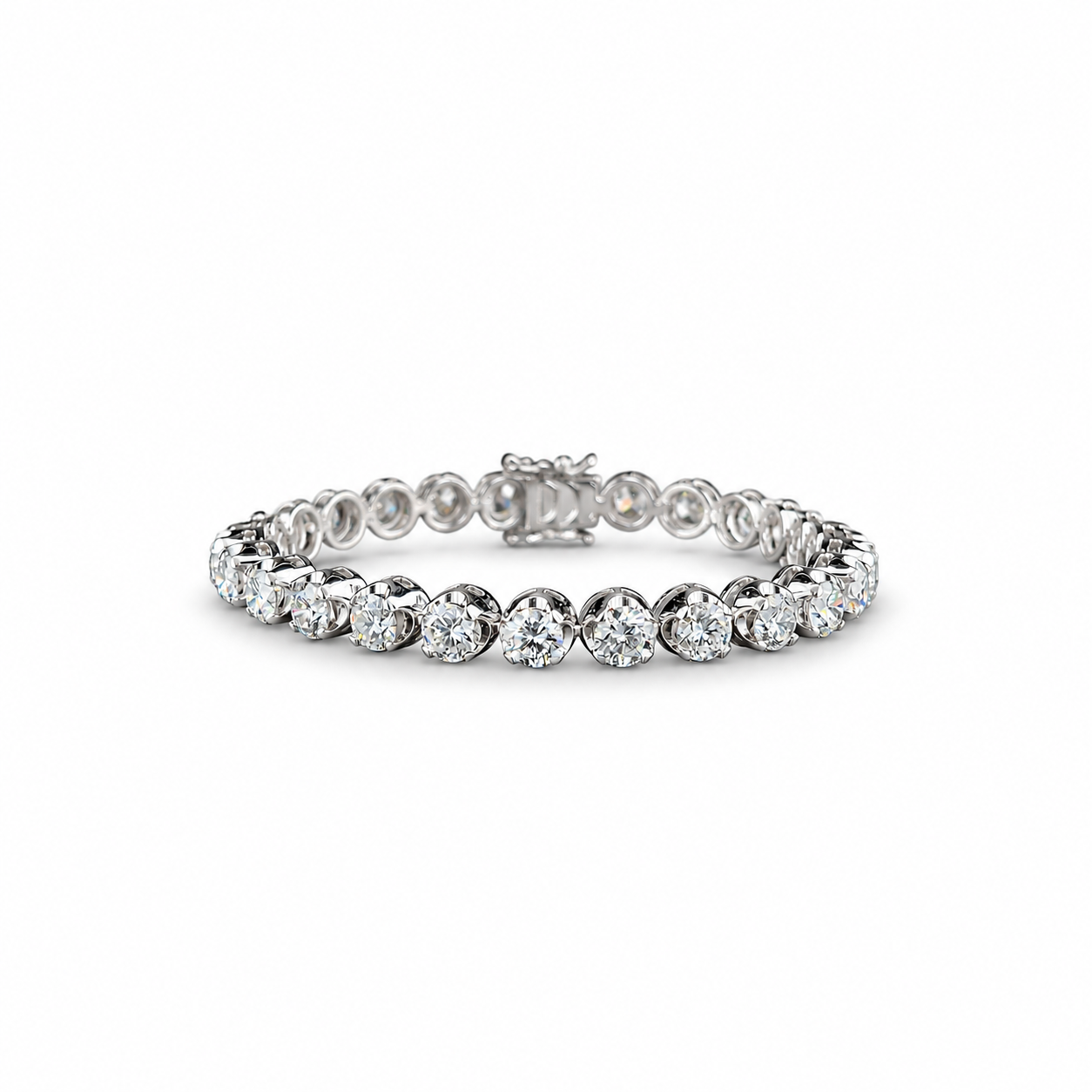 Vira Earth 14K White Gold Diamond Bracelet