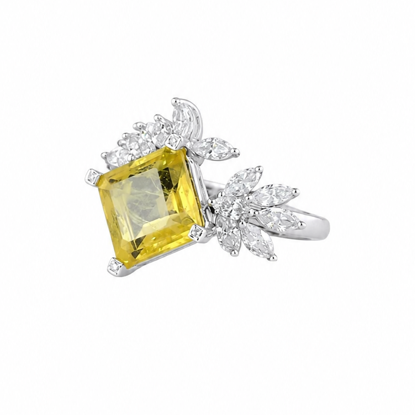 Fancy Yellow Lab Grown Diamond Ring