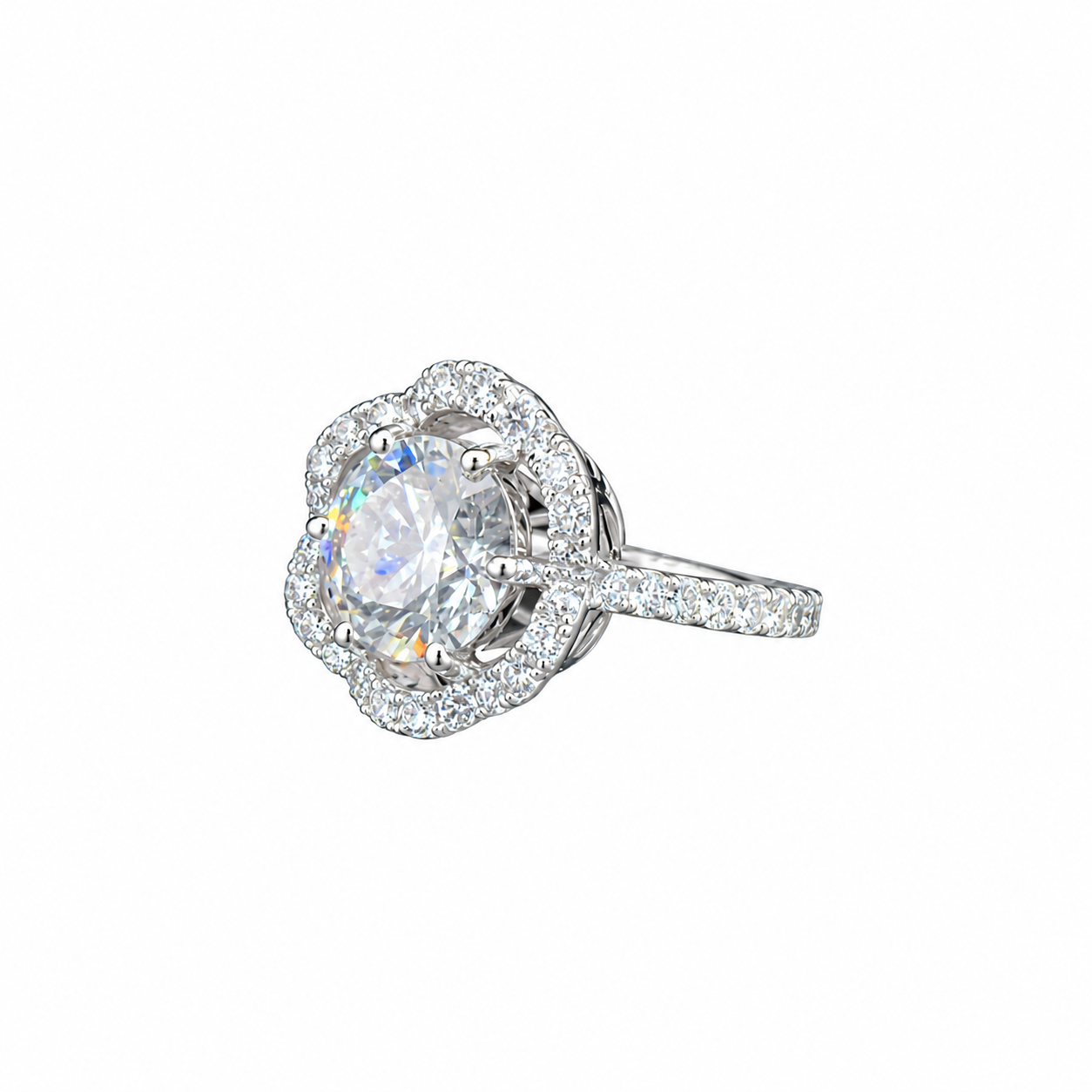 Round Brilliant Lab-Grown Diamond Ring