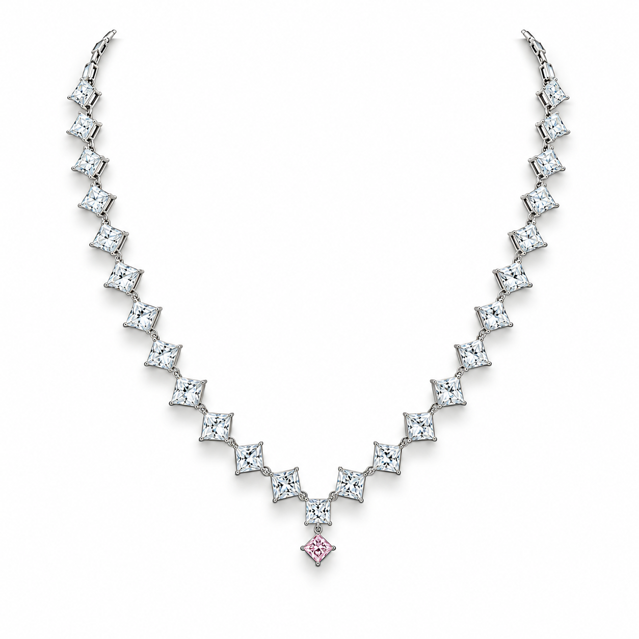 Lab Grown Diamond Tennis Necklace