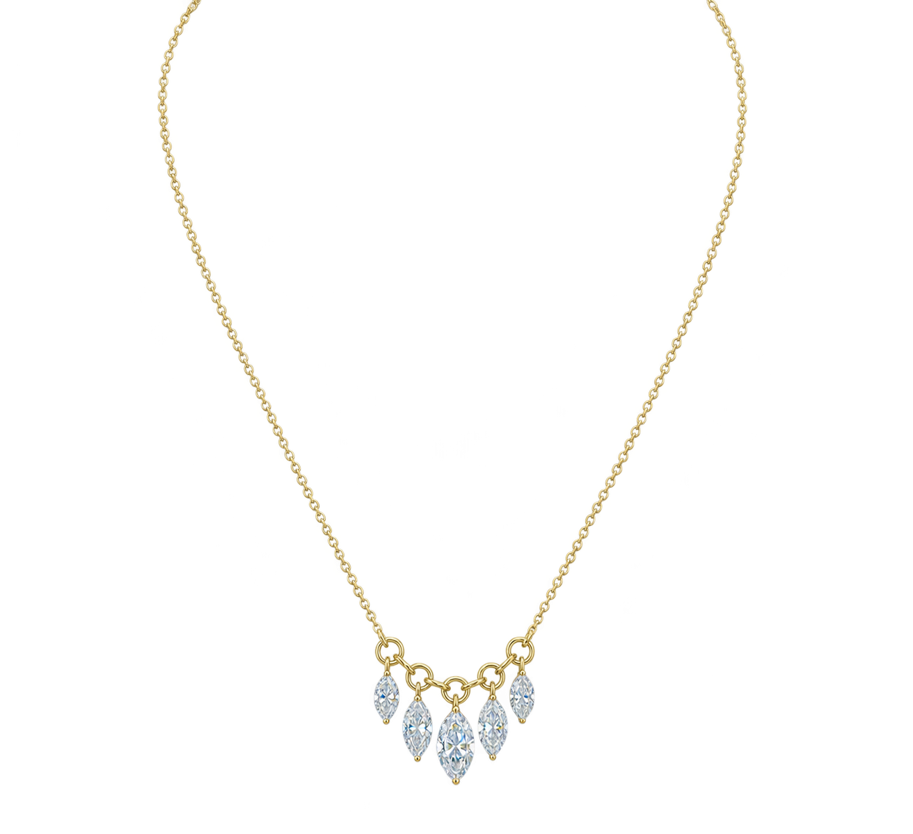 Dainty Diamond Necklace for Women