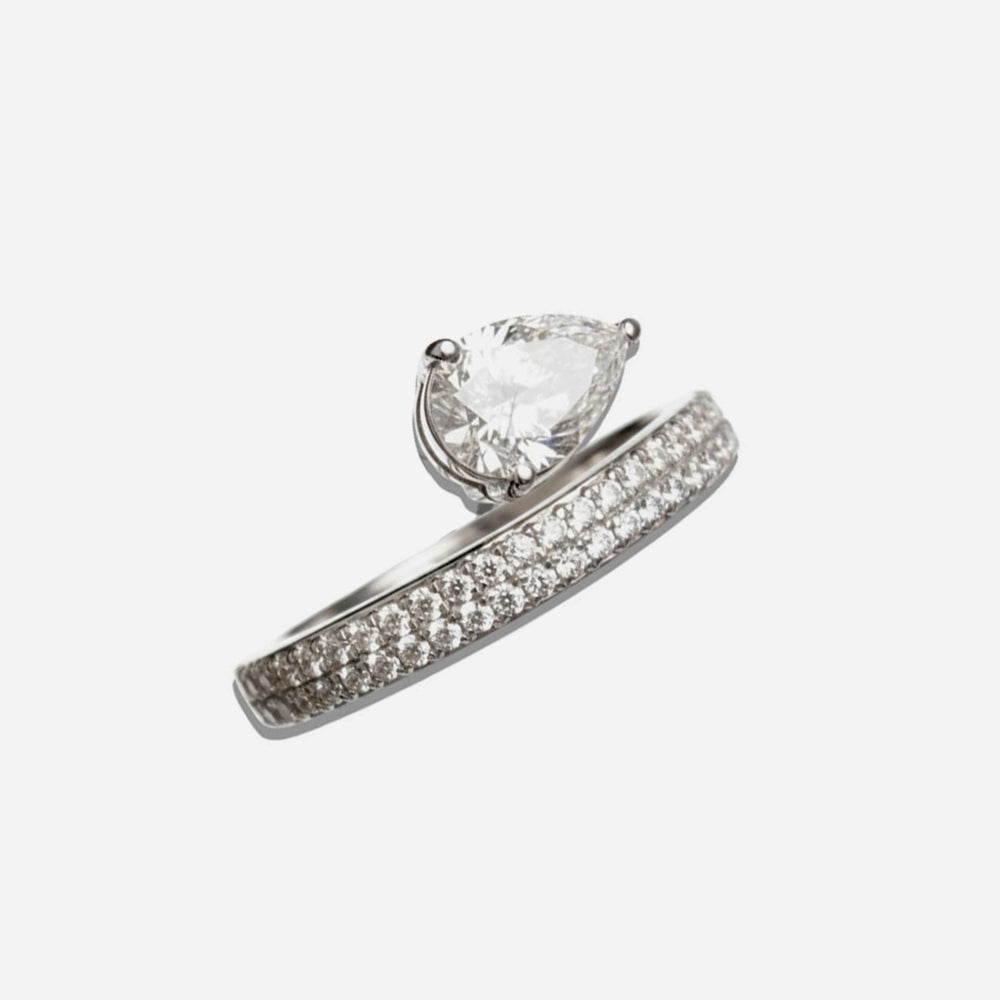 Ladies Pear Ring