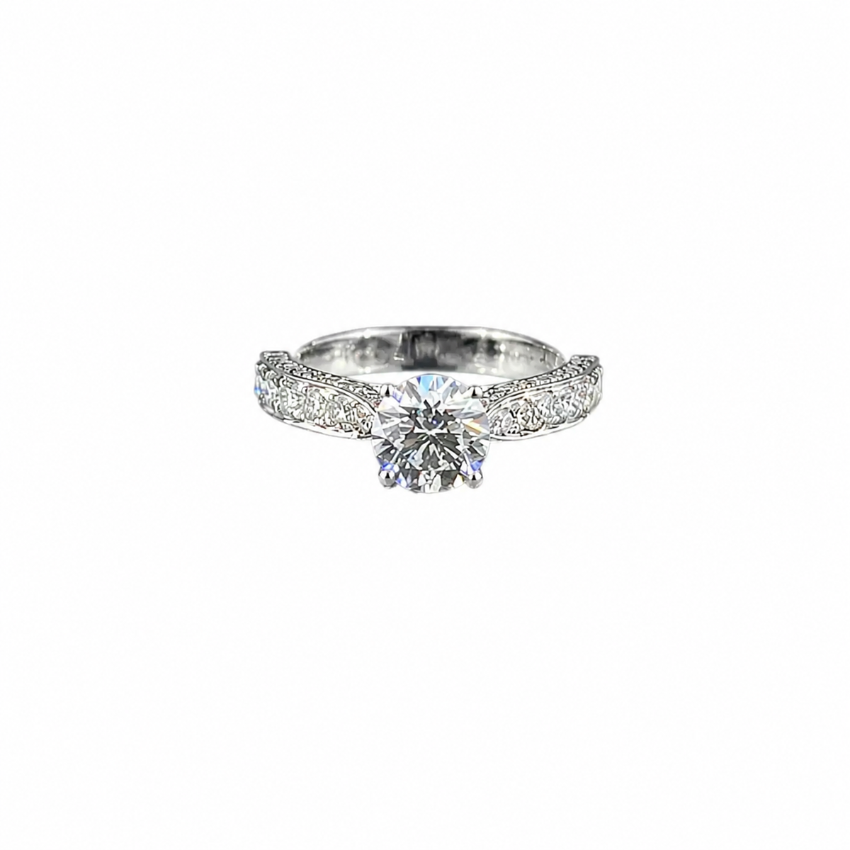 Round Brilliant Solitaire Lab Grown Diamond Engagement Ring